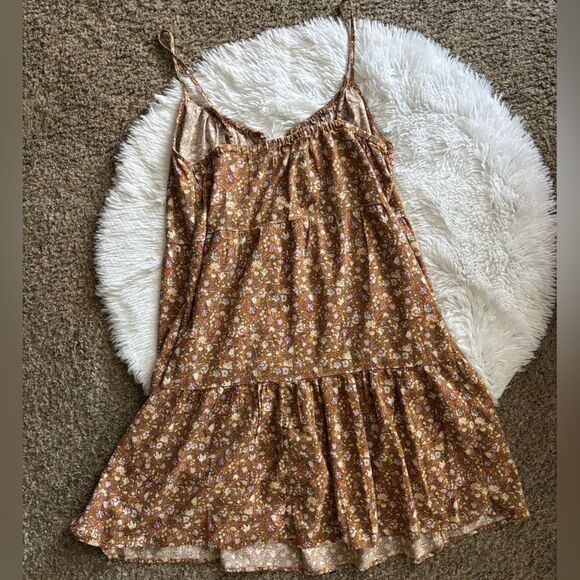 Old Navy Floral Dress New Women’s Size Medium Tall - Picture 2 of 7